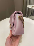 Chanel 21K My Perfect Mini Flap Bag Iridescent Pink Lilac Caviar