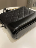 Chanel Gabrielle Hobo Black Calfskin