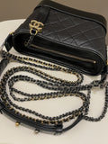 Chanel Gabrielle Hobo Black Calfskin