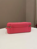 Chanel Filigree Vanity Case Pink Caviar