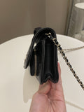 Chanel Business Affinity Clutch On Chain Black Caviar