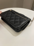 Chanel Business Affinity Clutch On Chain Black Caviar