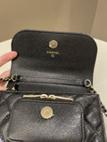 Chanel Business Affinity Clutch On Chain Black Caviar