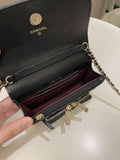 Chanel Business Affinity Clutch On Chain Black Caviar