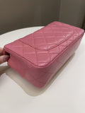 Chanel Classic Quilted Mini Rectangular Mauve Pink Lambskin