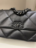 Chanel 19 Flap Bag So Black