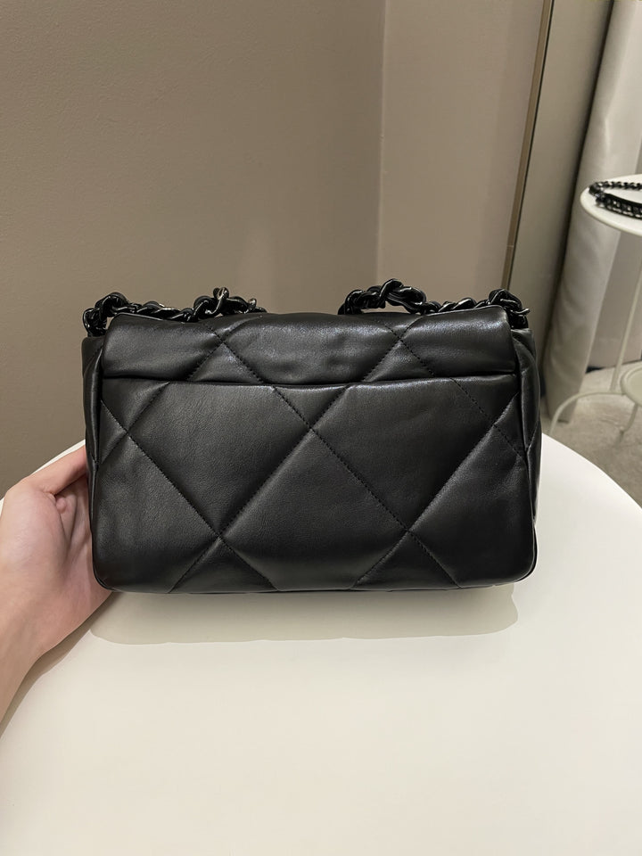 Chanel 19 Flap Bag So Black