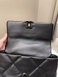 Chanel 19 Flap Bag So Black