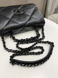 Chanel 19 Flap Bag So Black