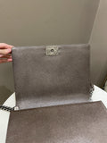 Chanel Quilted Boy Large Toffee Caviar / Tweed