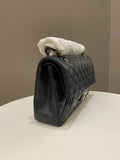 Chanel Classic Quilted Medium Double Flap Midnight Blue Caviar