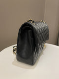 Chanel Classic Quilted Jumbo Double Flap Black Caviar