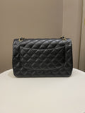 Chanel Classic Quilted Jumbo Double Flap Black Caviar