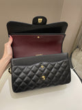 Chanel Classic Quilted Jumbo Double Flap Black Caviar