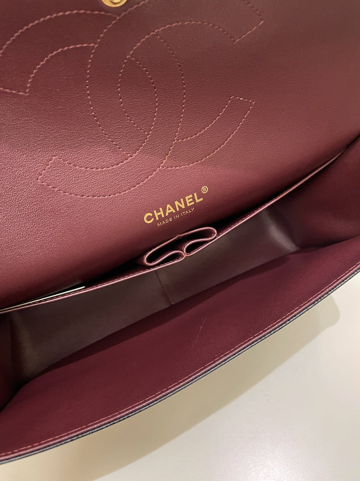 Chanel Classic Quilted Jumbo Double Flap Black Caviar