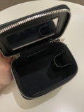 Chanel Quilted Coco Mini Vanity Cube Black Caviar