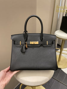 Hermes Birkin 30 Black Togo