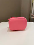 Chanel Quilted Pearl Crush Mini Vanity Cube Pink Lambskin