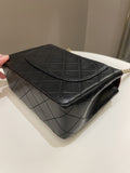Chanel Vintage Classic Bi Tone Quilted Mini Square Black/ Red Lambskin