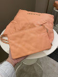 Chanel 22 Medium  Orange Claire Caviar