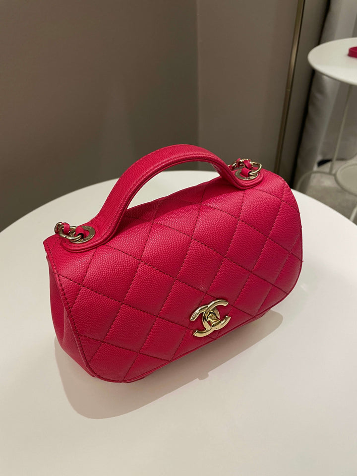 Chanel Business Affinity Flap Red Caviar