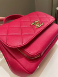 Chanel Business Affinity Flap Red Caviar