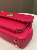 Chanel Business Affinity Flap Red Caviar