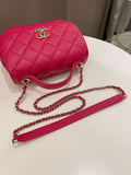 Chanel Business Affinity Flap Red Caviar
