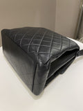 Chanel Vintage Shoulder Cc Flap Bag Black Lambskin