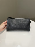 Chanel Cambon 31 Rue Embossed Bag Black Calfskin