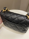 Chanel 22S Funky Town Flap Bag Black Calfskin