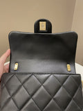 Chanel 22S Funky Town Flap Bag Black Calfskin