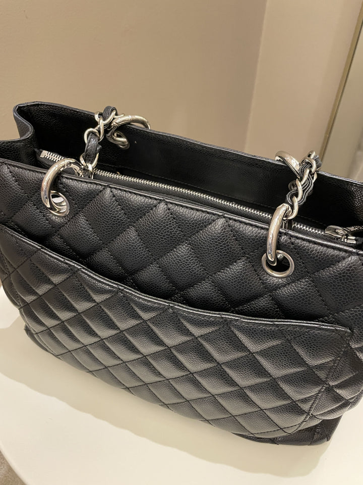 Chanel Classic Quilted GST Black Caviar