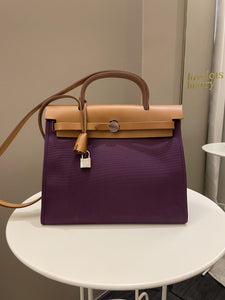 Hermes Herbag Zip 31 Cassis