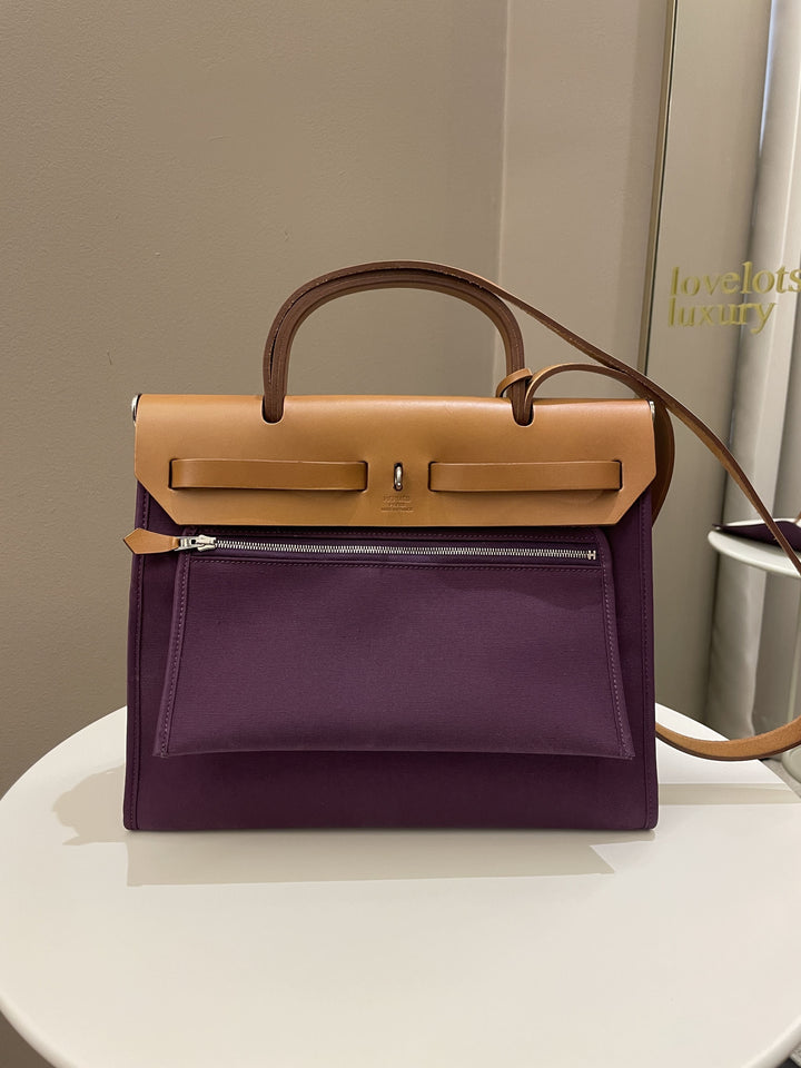 Hermes Herbag Zip 31 Cassis