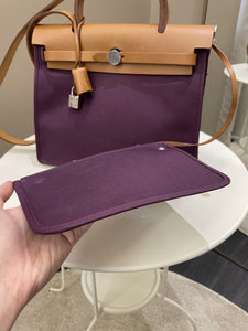 Hermes Herbag Zip 31 Cassis