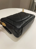 Chanel 22A Twist Your Button Mini Flap Bag Black Caviar
