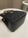 Chanel 22S Mini Bucket Bag Black Caviar