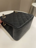 Chanel 22S Mini Bucket Bag Black Caviar