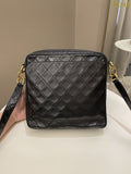 Chanel Vintage Quilted Cc Camera Bag