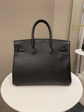 Hermes Birkin 35 Black Ardennes