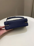 Chanel Cc Quilted Belt Bag Blue Caviar