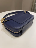 Chanel Cc Quilted Belt Bag Blue Caviar