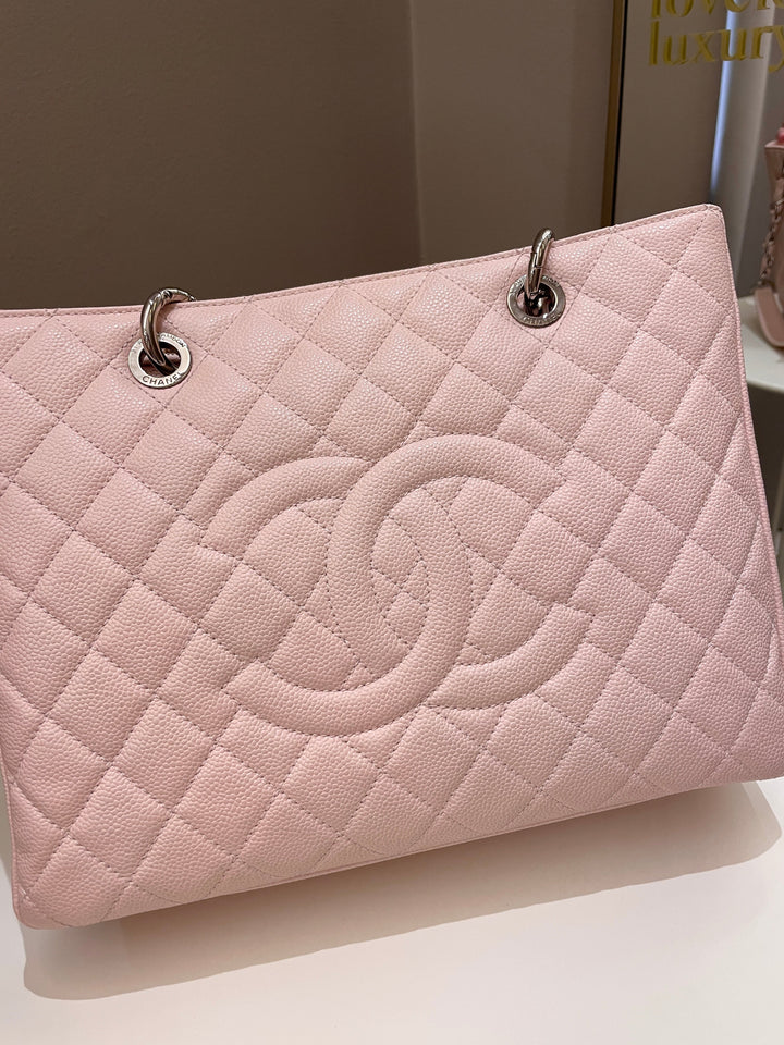 Chanel Classic Quilted GST Light Pink Caviar