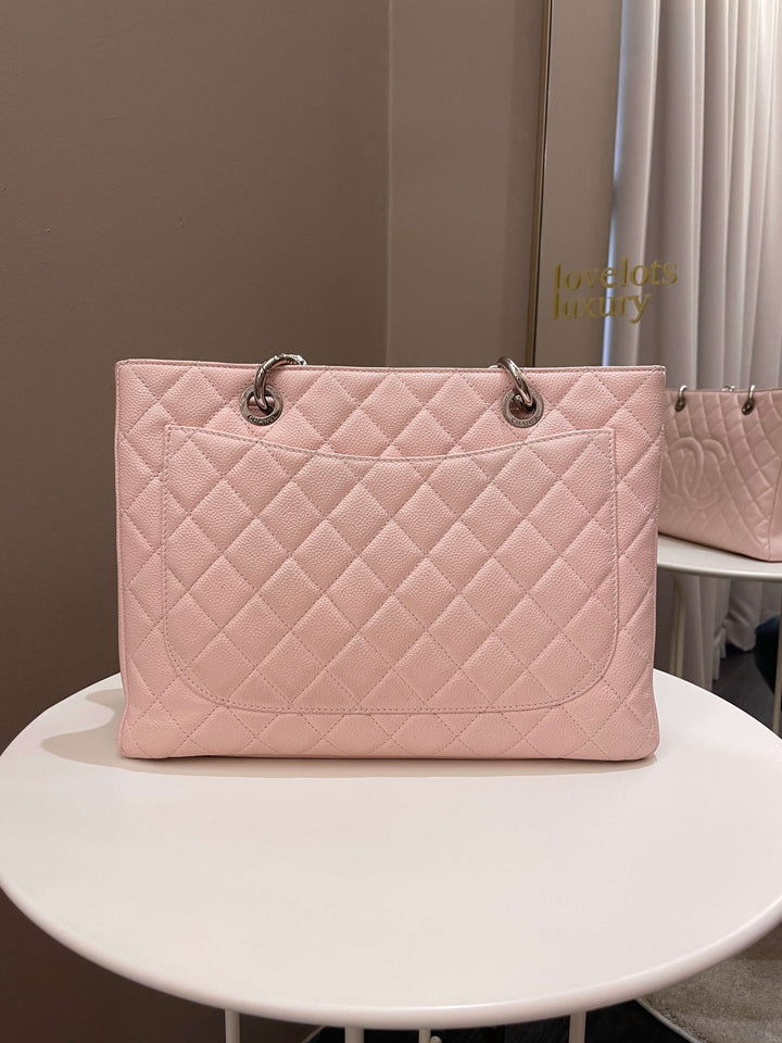 Chanel Classic Quilted GST Light Pink Caviar