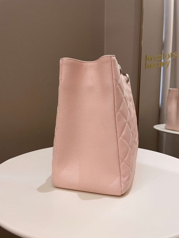Chanel Classic Quilted GST Light Pink Caviar
