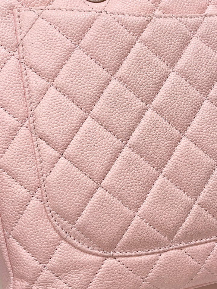 Chanel Classic Quilted GST Light Pink Caviar