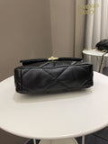 Chanel 19 Flap Bag Black Lambskin