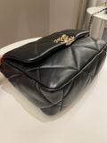 Chanel 19 Flap Bag Black Lambskin