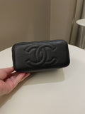Chanel 22S Quilted Vanity Rectangular Black Caviar